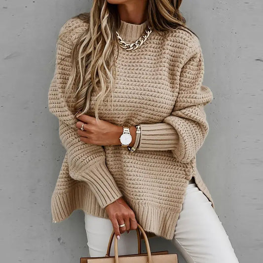 PREORDER - SLOUCHY KNIT SWEATER