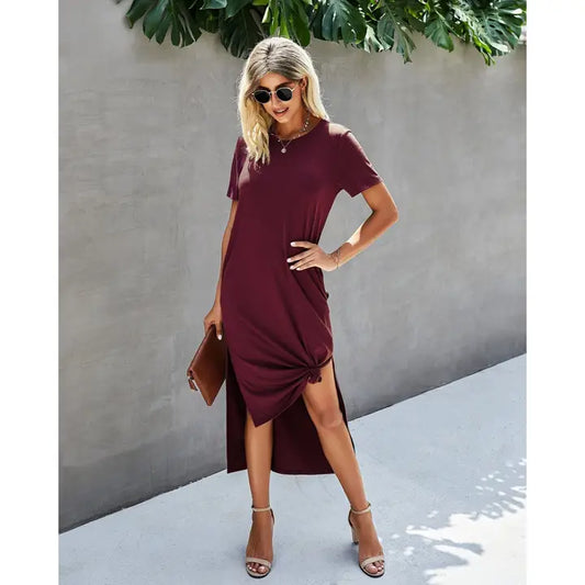 SHORT SLEEVE DRESS  - CLEARANCE